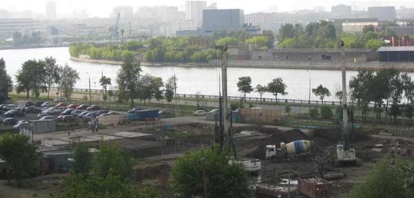 2010 год г. Москва, Нагатино-Садовники, мкр.1, корп 29А - ход строительства. Май