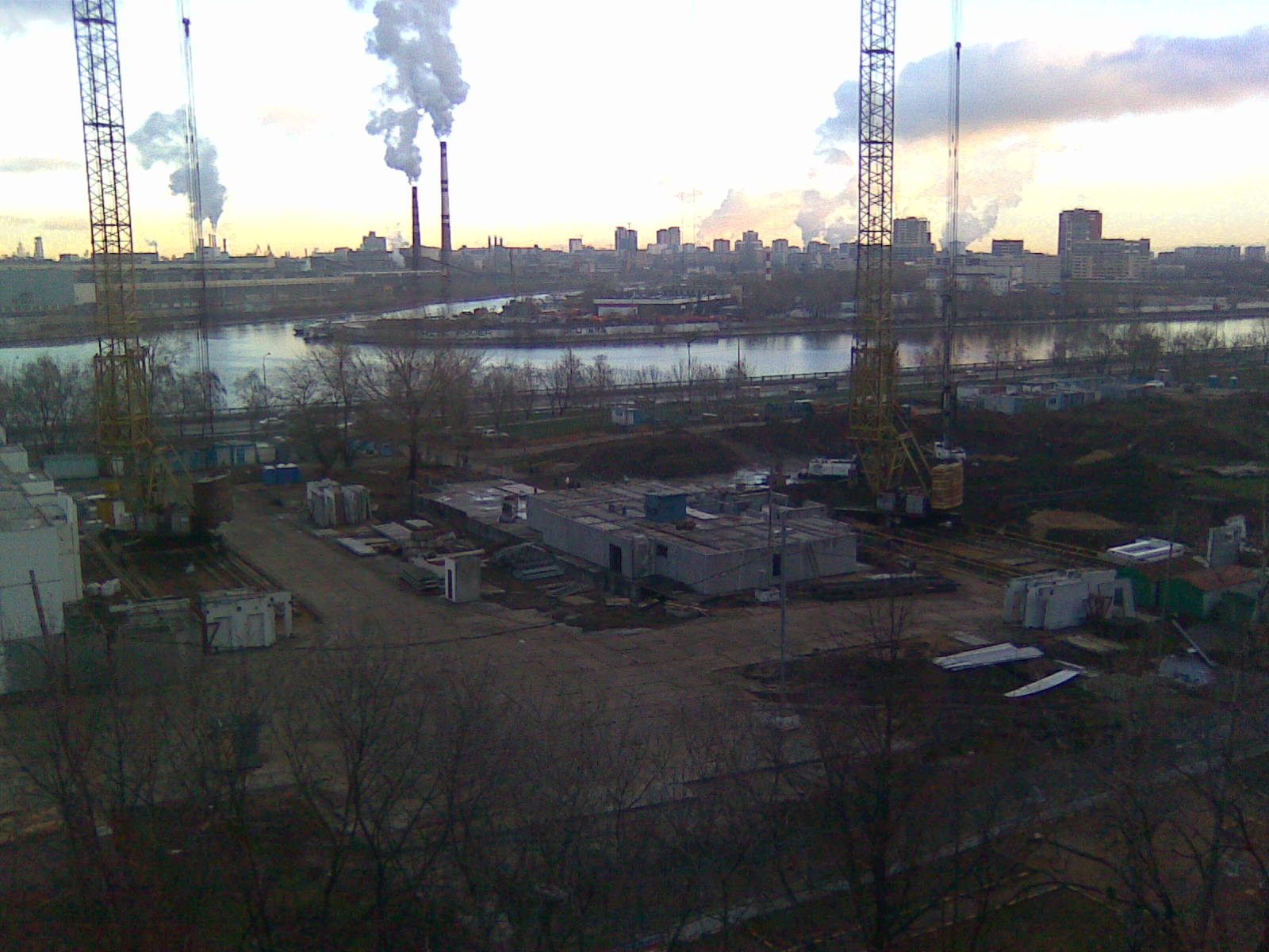 2011 год г. Москва, Нагатино-Садовники, мкр.1, корп 29А - ход строительства. Ноябрь