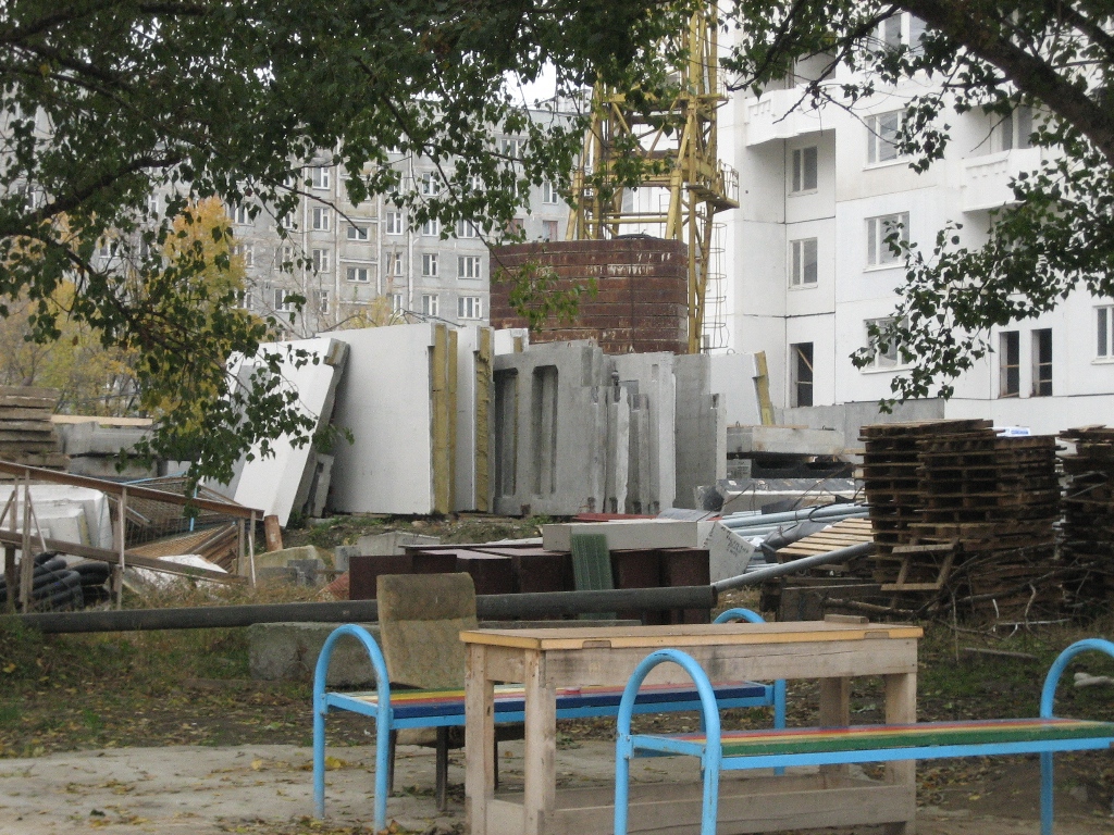Октябрь 2012 - фотографии дома Нагатино-Садовники, мкр.1, корпус 29А 