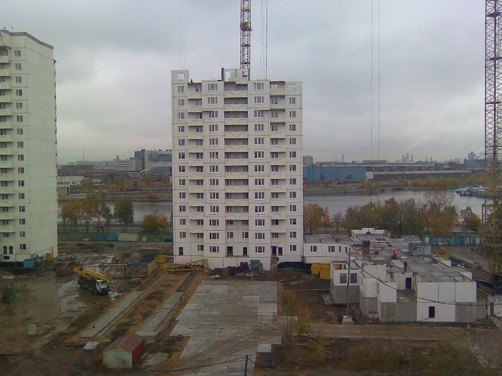 Октябрь 2011 года - г. Москва, Нагатино-Садовники, мкр.1, корп 29А - ход строительства